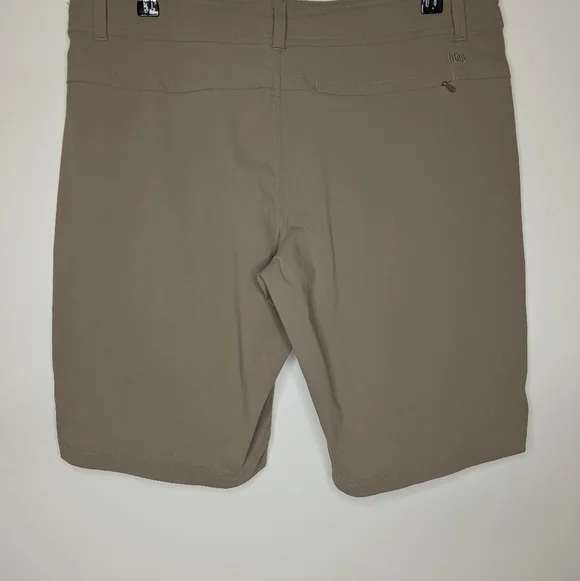 Lucy Women's Light Tan Athletic Casual Khaki Outdoor Hiking Shorts Size Large - Picture 11 of 14